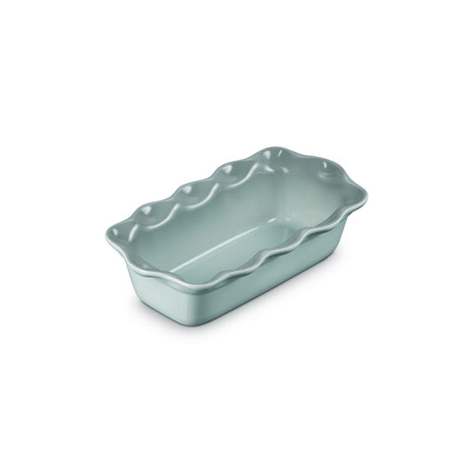  Le Creuset Heritage 9" Fluted Loaf Pan | Sea Salt