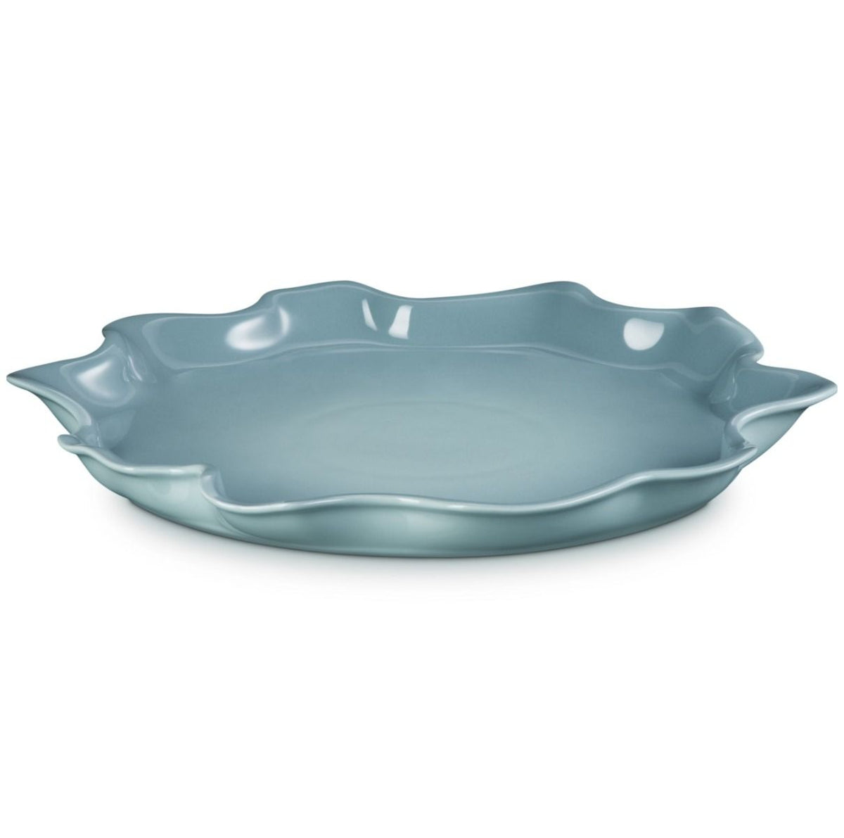  Le Creuset Iris Collection 14" Serving Platter | Sea Salt