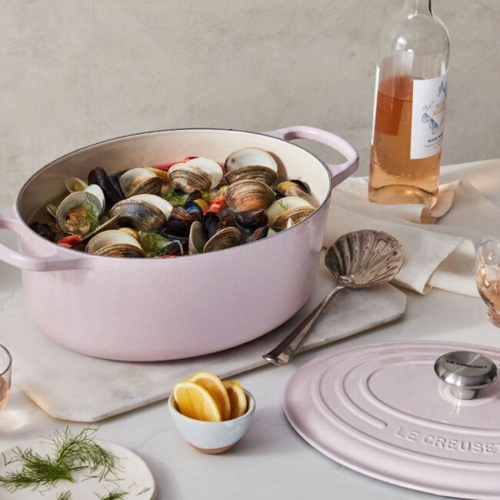  Le Creuset 6.75 Qt. Oval Signature Dutch Oven With Stainless Steel Knob | Shallot