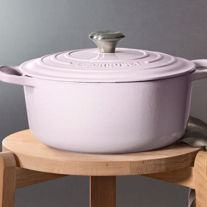  Le Creuset 5.5 Qt. Round Signature Cast Iron Dutch Oven With Stainless Steel Knob | Shallot