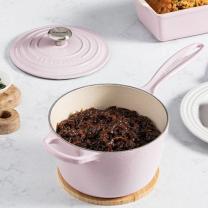  Le Creuset 1.75 Qt. Signature Enameled Cast Iron Saucepan With Stainless Steel Knob | Shallot