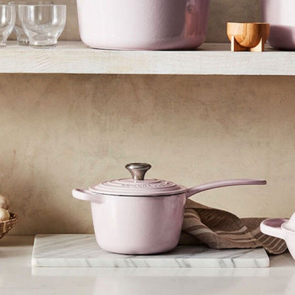  Le Creuset 1.75 Qt. Signature Enameled Cast Iron Saucepan With Stainless Steel Knob | Shallot