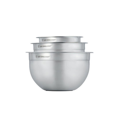  Le Creuset Nested Stainless Steel Mixing Bowls (Set Of 3)