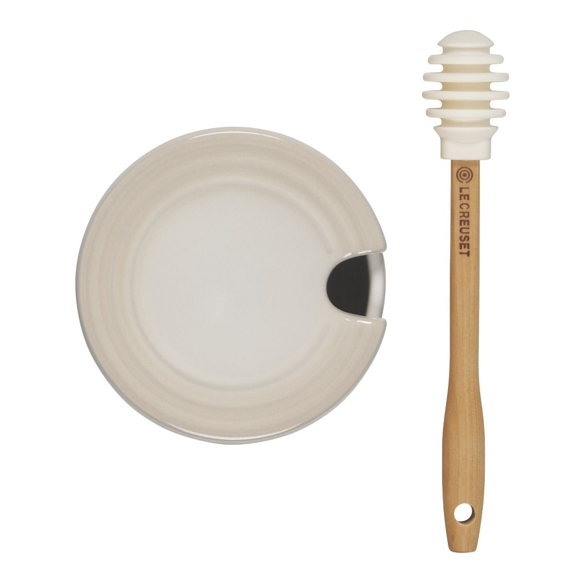  Le Creuset Signature Honey Pot With Dipper | Meringue