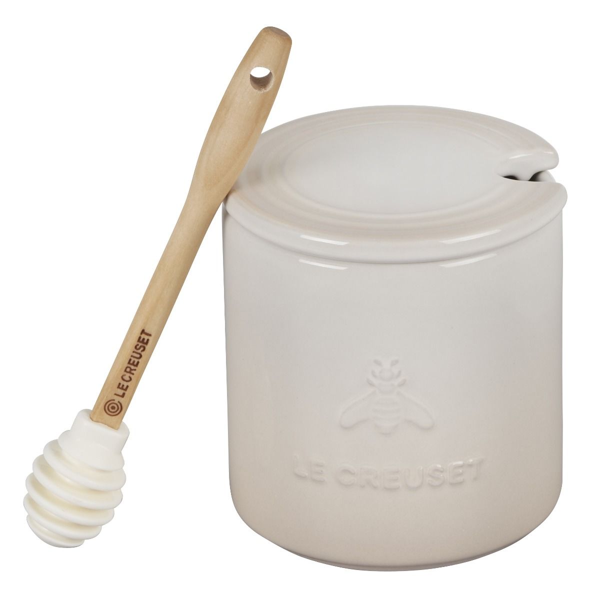  Le Creuset Signature Honey Pot With Dipper | Meringue