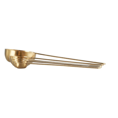  Le Creuset Gold-Finished Stainless Steel Measuring Spoons |Set Of 5