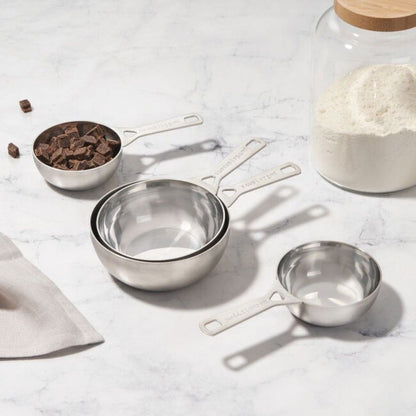  Le Creuset Stainless Steel Batch Baking Measuring Cups | Set Of 4