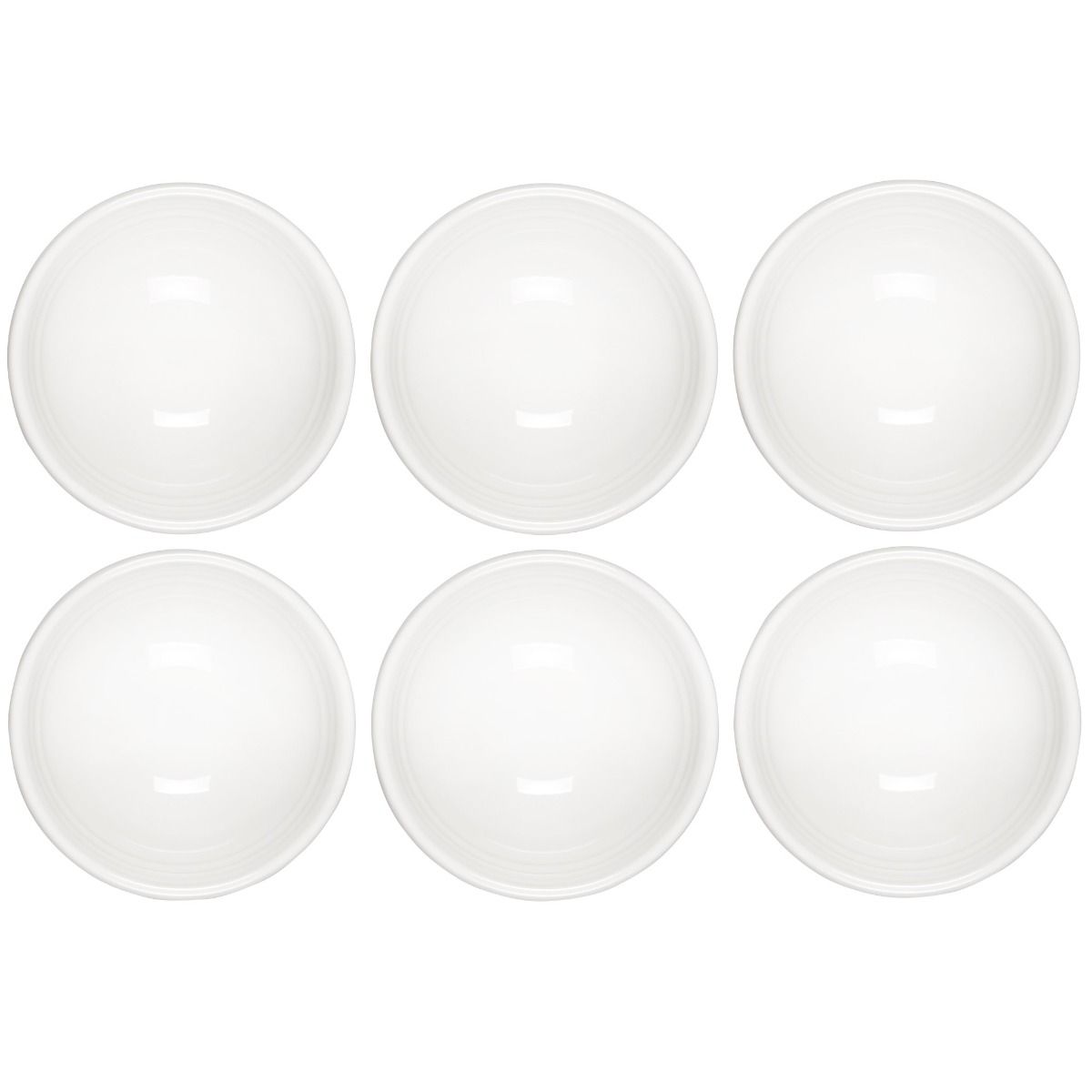  Le Creuset 2oz Pinch Bowls - Set Of 6 | White