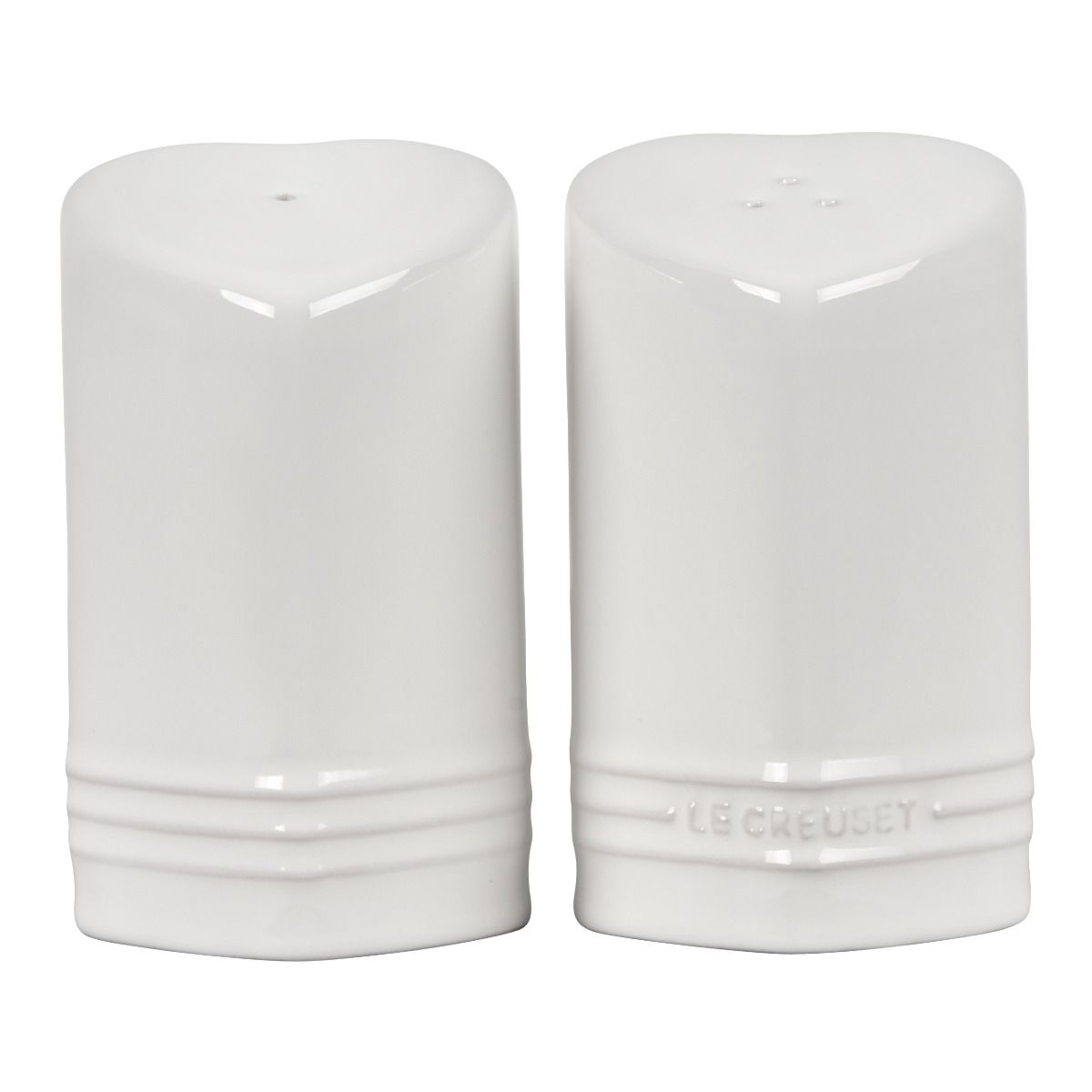  Le Creuset Figural Heart Salt & Pepper Shaker (Set Of 2) | White