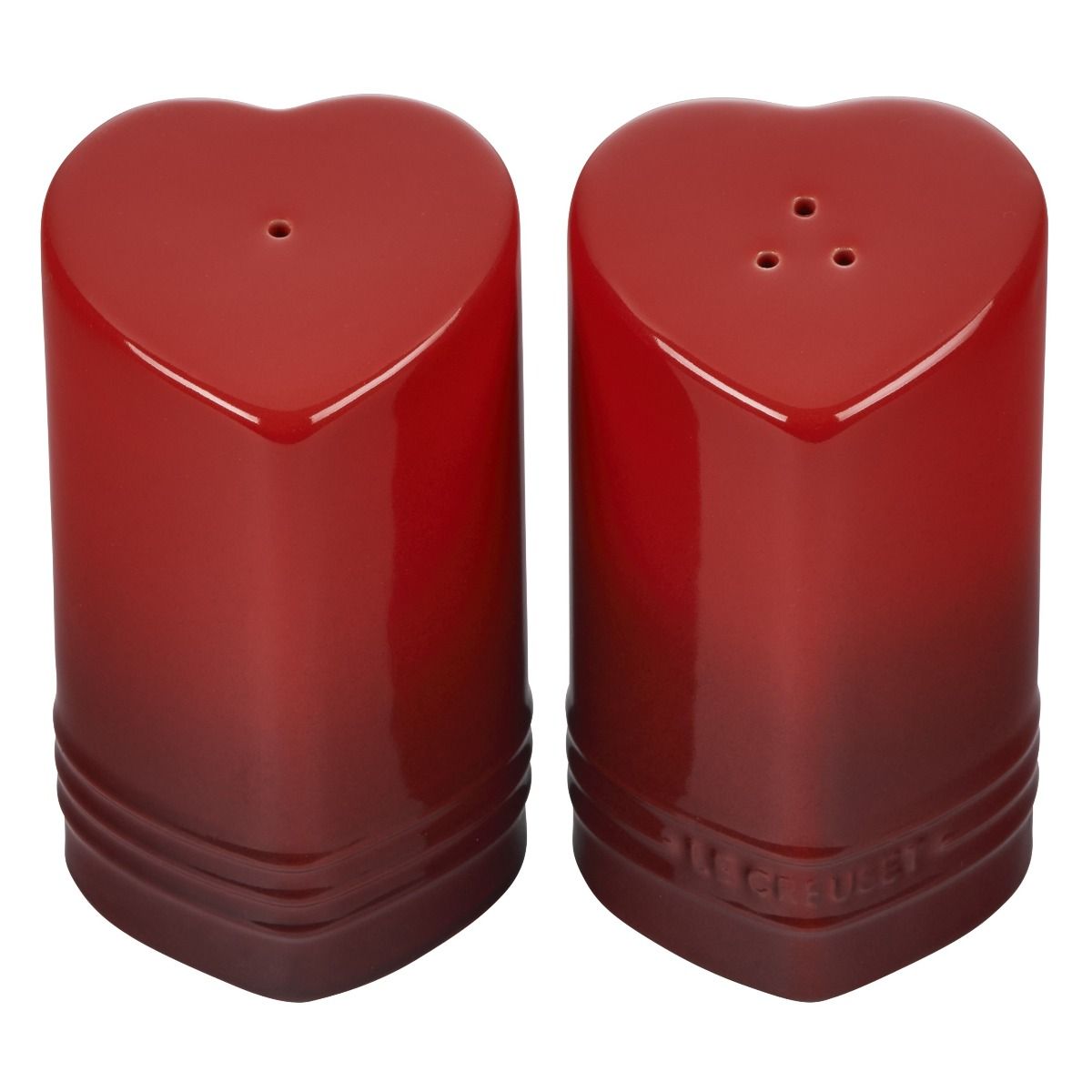  Le Creuset Figural Heart Salt & Pepper Shaker (Set Of 2) | Cerise