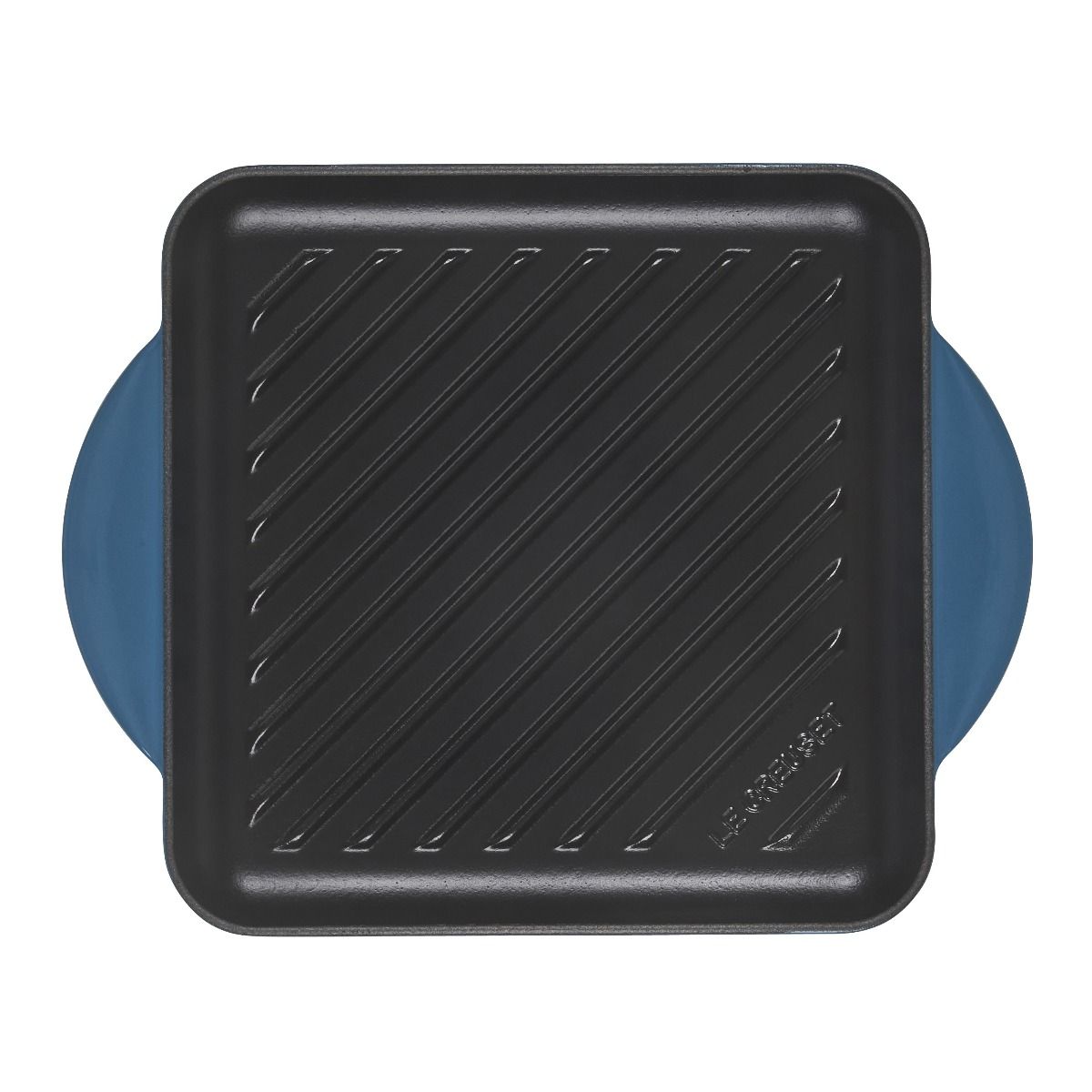  Le Creuset 9.5" Square Signature Enameled Cast Iron Grill Pan | Deep Teal