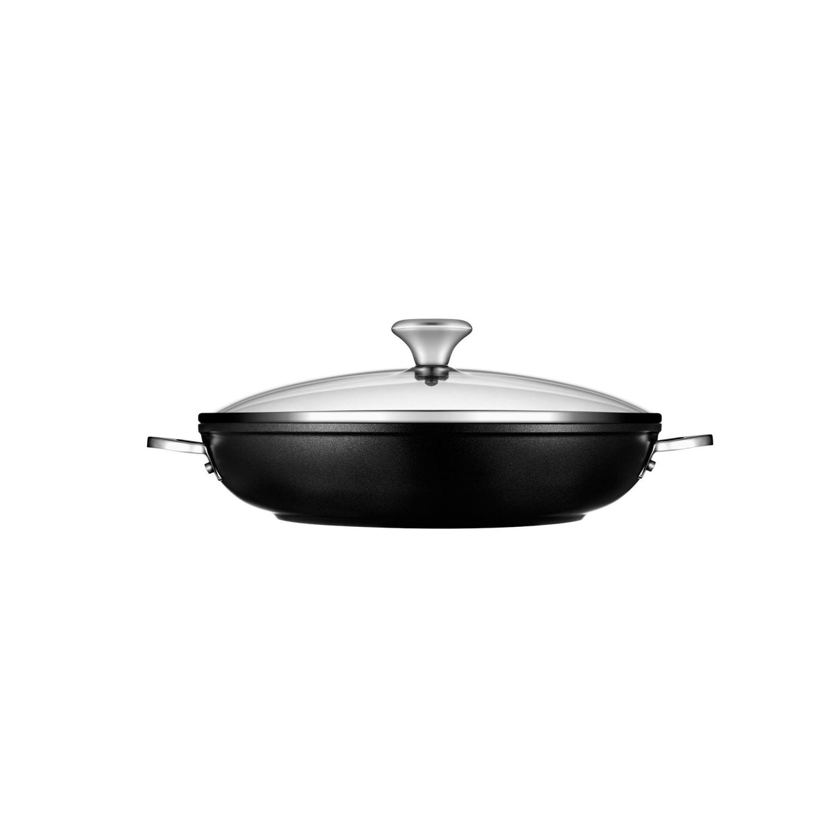  Le Creuset 4 Qt. Shallow Casserole/Braiser With Glass Lid | Toughened Nonstick Pro