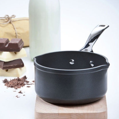  Le Creuset 1.7 Qt. Open Saucepan With Pour Spouts | Toughened Nonstick Pro