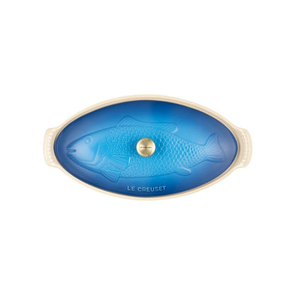  Le Creuset Heritage 1.7 Qt. Fish Baker With Gold Knob | Marseille