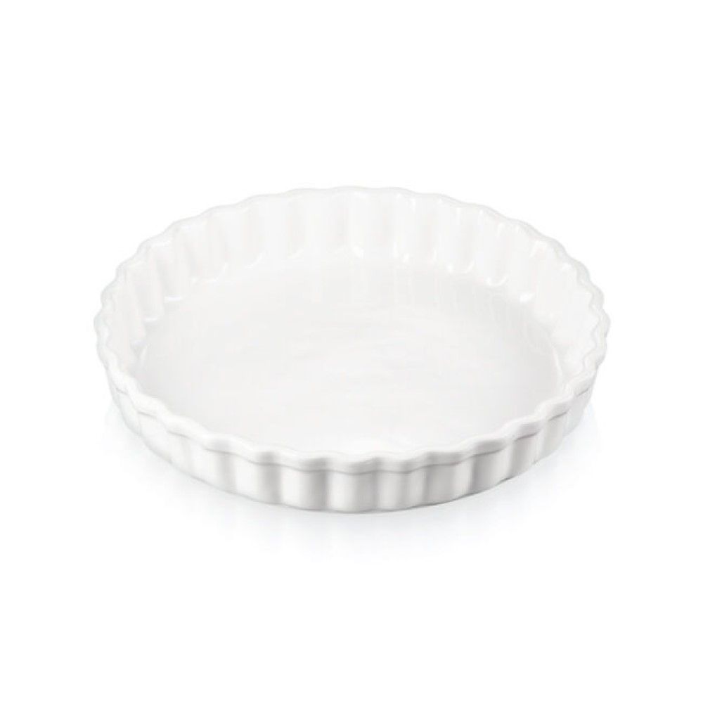  Le Creuset 9.5" Tart Dish | White