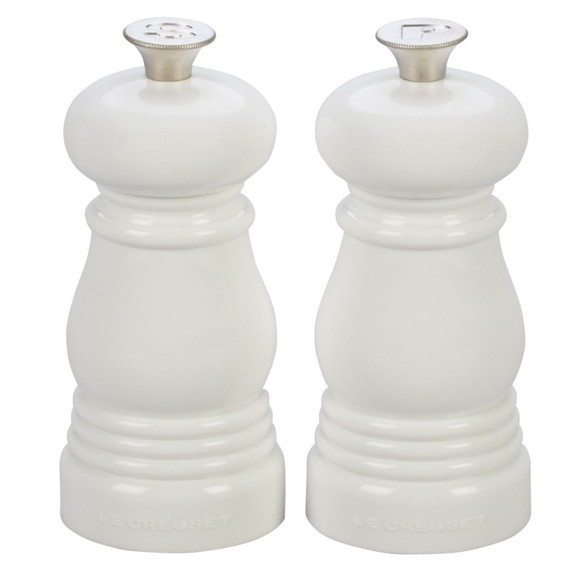  Le Creuset Petite Salt & Pepper Mill Set | White