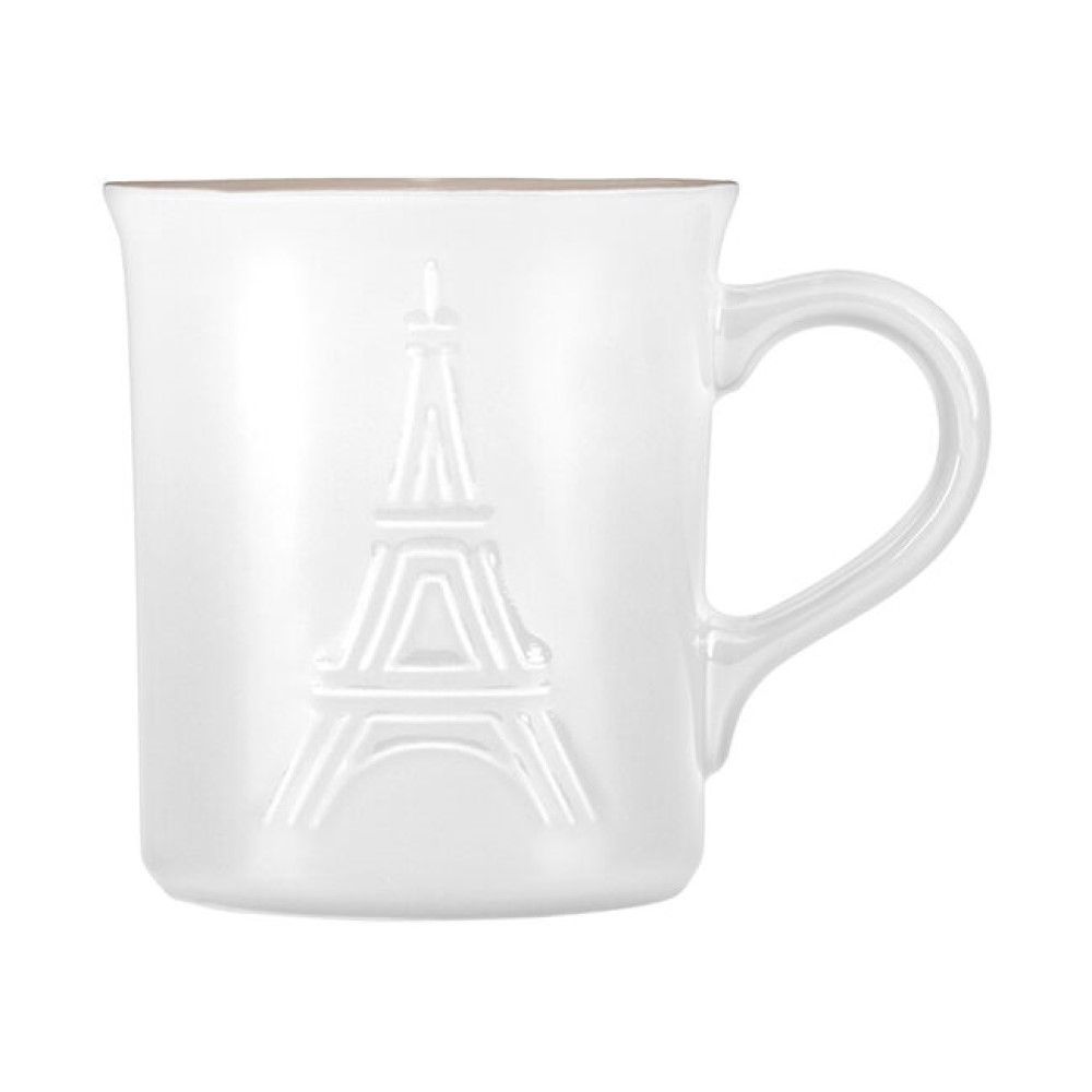  Le Creuset 14oz Mug Eiffel Tower Collection | White
