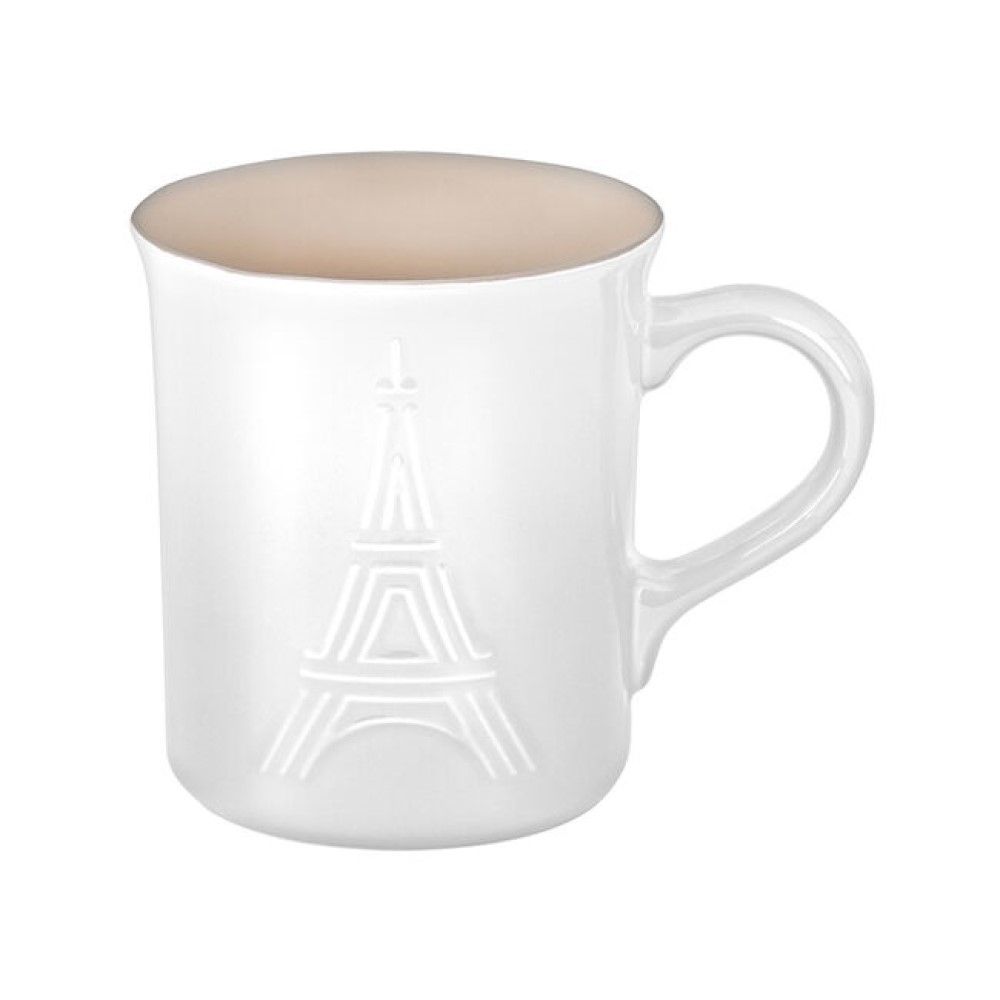  Le Creuset 14oz Mug Eiffel Tower Collection | White