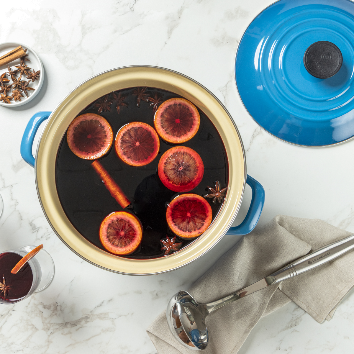  Le Creuset 8 Qt. Stock Pot | Marseille Blue