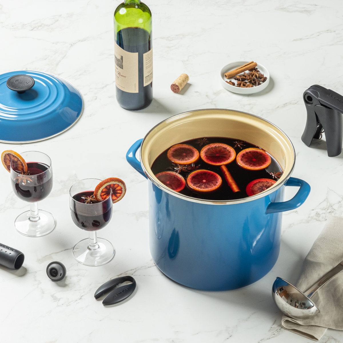  Le Creuset 8 Qt. Stock Pot | Marseille Blue