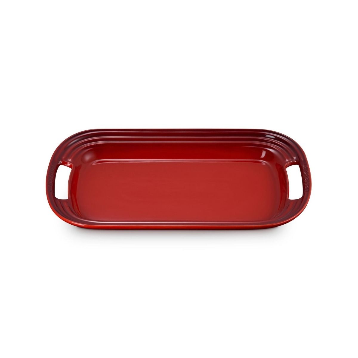  Le Creuset 14" Stoneware Serving Platter | Cerise